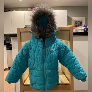 Columbia Girls Winter Jacket, 2t Teal